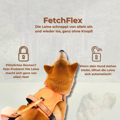 FetchFlex All-in-One Geschirr für entspannte Ausflüge