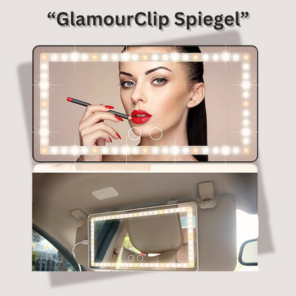 "GlamourClip Spiegel – Der perfekte kosmetische Begleiter für unterwegs!"